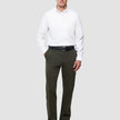 Refine Cotton Pants Relaxed Fit Dark Olive