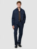 Refine Cotton Pants Relaxed Fit Navy