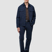 Refine Cotton Pants Relaxed Fit Navy