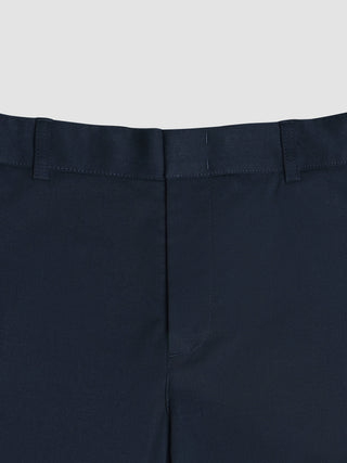 Refine Cotton Pants Relaxed Fit Navy