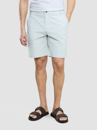 Refine Cotton Shorts Mint Grey