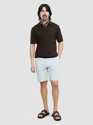 Refine Cotton Shorts Mint Grey