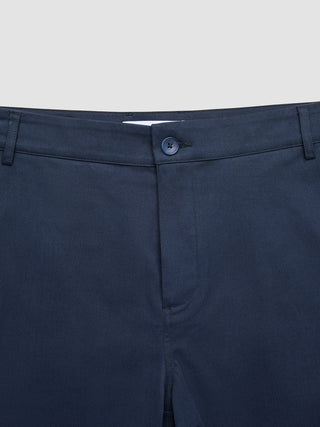 Refine Cotton Shorts Navy