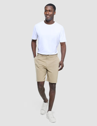 Refine Cotton Shorts Sand