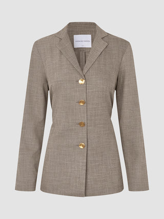 Women Rhea Shirt Golden Beige Melange