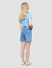 Women's Rib T-Shirt Blissful Blue