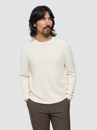 Seamless Core Knit Crewneck Birchwood