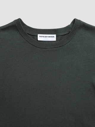 Seamless Core Knit Crewneck Green Night