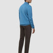 Seamless Core Knit Half Zip Blue Tide