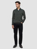 Seamless Core Knit Half Zip Green Night