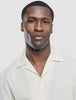 Seersucker Short Sleeve Shirt Off White