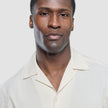 Seersucker Short Sleeve Shirt Off White