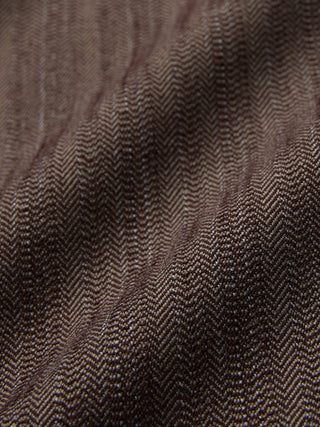 Women Serene Pants Wide Brown Stone Herringbone