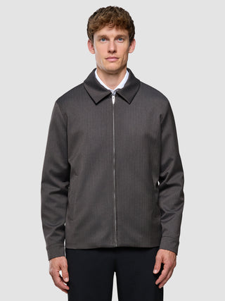 Siena Jacket Herringbone Dark Brown