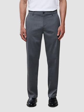 Siena Pants Relaxed Fit Herringbone Grey