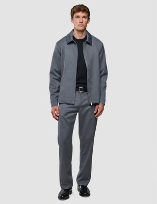 Siena Pants Relaxed Fit Herringbone Grey