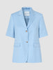 Women Skye Short Sleeved Blazer Blue Haze