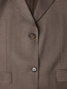 Women Skye Short Sleeved Blazer Dark Chestnut Melange
