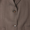 Women Skye Short Sleeved Blazer Dark Chestnut Melange