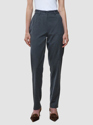 Women Skye Pants Tapered Charcoal Melange