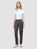 Women Skye Pants Tapered Dark Chestnut Melange