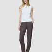 Women Skye Pants Tapered Dark Chestnut Melange