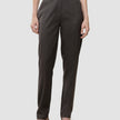 Women Skye Pants Tapered Dark Chestnut Melange