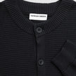 Structured Knit Cardigan Black