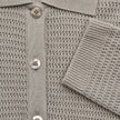 Women Structured Polo Long Sleeve Dark Sand