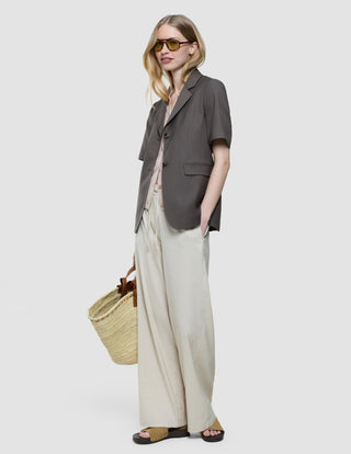 Women Structured Polo Sandy Beige