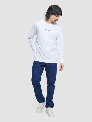 Supima Autograph Long-Sleeved T-Shirt White