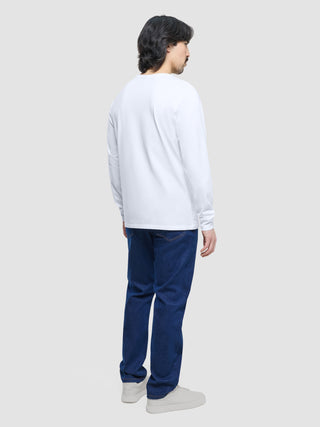 Supima Autograph Long-Sleeved T-Shirt White