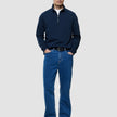 Sweat Half Zip Dark Navy