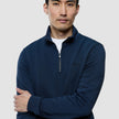 Sweat Half Zip Dark Navy
