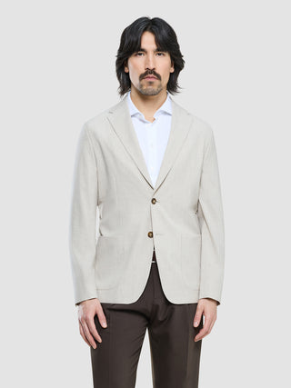 Tech Linen Blazer Sandshell