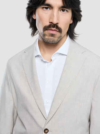 Tech Linen Blazer Sandshell