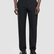 Tech Linen Elastic Pants Black