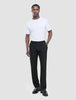 Tech Linen Elastic Pants Black