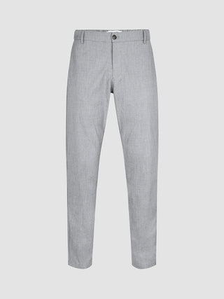 Tech Linen Elastic Pants Charcoal