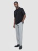 Tech Linen Elastic Pants Charcoal