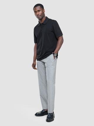 Tech Linen Elastic Pants Charcoal