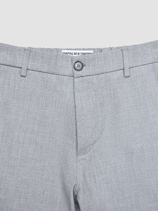 Tech Linen Elastic Pants Charcoal