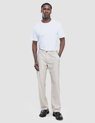 Tech Linen Elastic Pants Sandshell