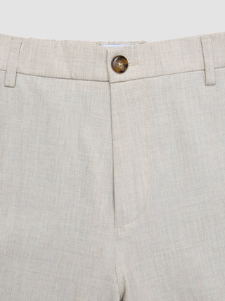 Tech Linen Elastic Pants Sandshell