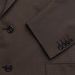 Tech Wool Blazer Dark Cocoa Brown Slim