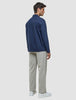 Tech Wool Overshirt Navy