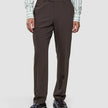 Tech Wool Suit Pants Regular Cocoa Brown