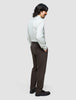 Tech Wool Suit Pants Regular Cocoa Brown