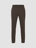 Tech Wool Suit Pants Slim Cocoa Brown