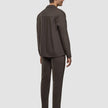 Tech Wool Overshirt Cocoa Brown